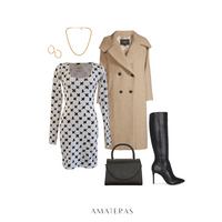 elegant square neck dress