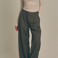 【1月上旬発送】Dreamy×WABISABI long sleeve top / 枯野(ivory beige)