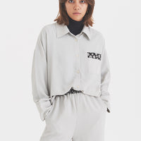 chiffon pleats shirt