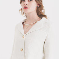 tweed crop blazer jacket