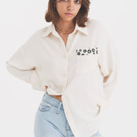 chiffon pleats shirt