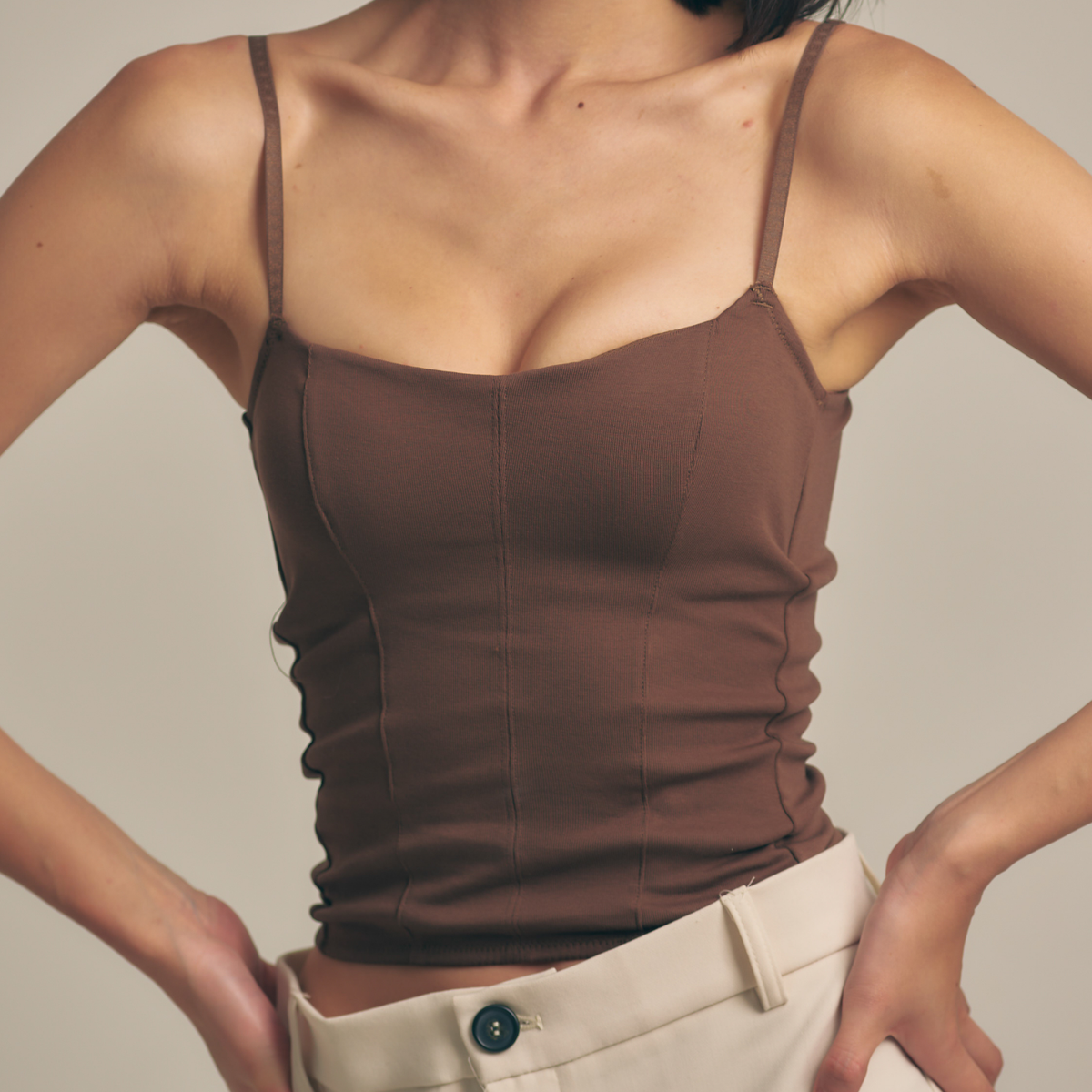 Dreamy Camisole / 枯茶(brown) – AMATERASJAPAN