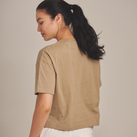 AMATERAS logo Tee / Flax (beige)