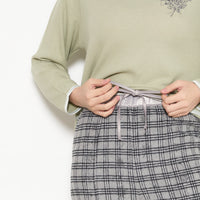 waffle sleeve top