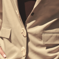 Urban Frame Stone Blazer / 亜麻(sand beige)