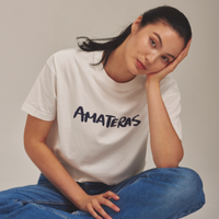 AMATERAS logo Tee / Gofun(white)