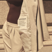 Urban Frame Stone Blazer / 亜麻(sand beige)