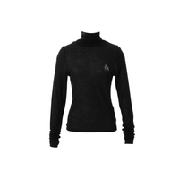 seamless turtle top / 墨(black)