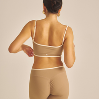 Maple Cross Bra / 白茶(beige)