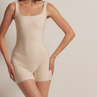 AuraFit Padded Jumpsuit / 胡粉(off white)