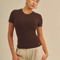 Aurafit Padded Tee / 焦茶(dark brown)