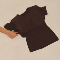 Aurafit Padded Tee / 焦茶(dark brown)