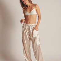 Sunlit Winery Silky Bralette / 亜麻(gold)