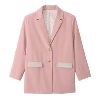 luxe padded blazer jacket
