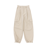 two way designed cargo pants / 白花(ivory)