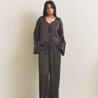 Soft Terra Satin Haori / 枯茶(brown)