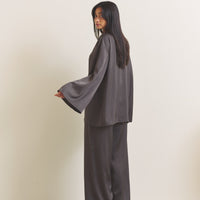 Soft Terra Satin Haori / 枯茶(brown)