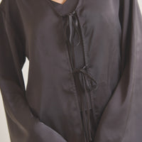 Soft Terra Satin Haori / 枯茶(brown)
