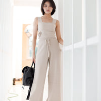 elegant knitted wide pants
