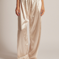 Sunlit Winery Silky Pants / 亜麻(gold)