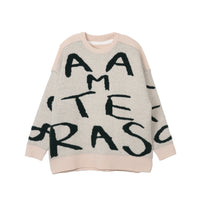 signature logo chunky knit