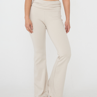 Style Up Flared Leggings / 白花(ivory)