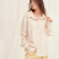 rich collared boyfriend shirt
