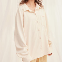rich collared boyfriend shirt