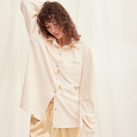 rich collared boyfriend shirt