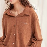 rich collared boyfriend shirt