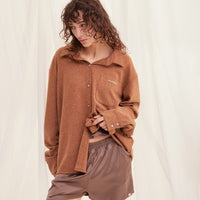 rich collared boyfriend shirt