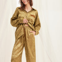 wagara jacquard lounge shirt