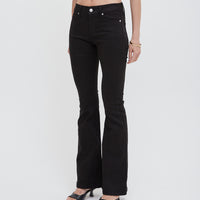 flare stretch asanoha denim / blue