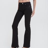 flare stretch asanoha denim / blue