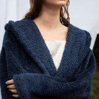 lightweight luxe fur robe