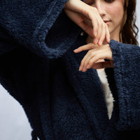 lightweight luxe fur robe