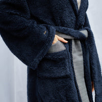 lightweight luxe fur robe