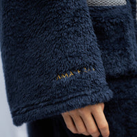 lightweight luxe fur robe