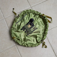 velour makeup pouch