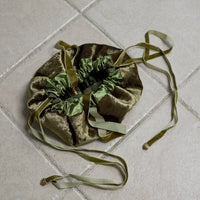 velour makeup pouch