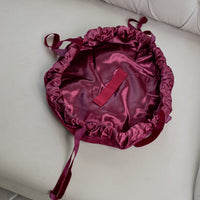 velour makeup pouch