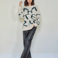 signature logo chunky knit