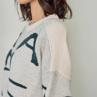 signature logo chunky knit