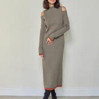 two way pattern knit onepiece