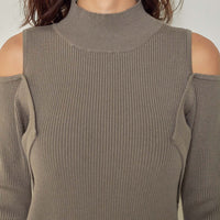 two way pattern knit onepiece