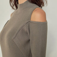 two way pattern knit onepiece