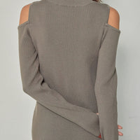 two way pattern knit onepiece