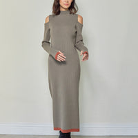two way pattern knit onepiece
