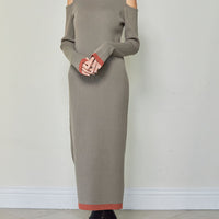 two way pattern knit onepiece