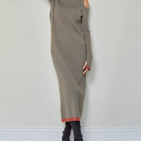 two way pattern knit onepiece